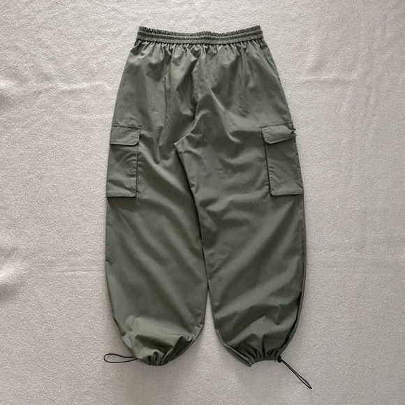 GU Cargo Ballon Parachute Pants Green Olive XL - Picture 2 of 8